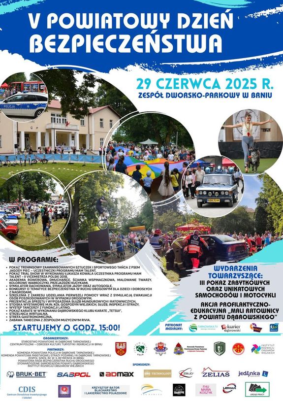 Plakat V Powiatowych Dni Bezpieczeństwa