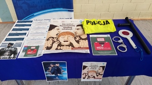 Stoisko promocyjne policji