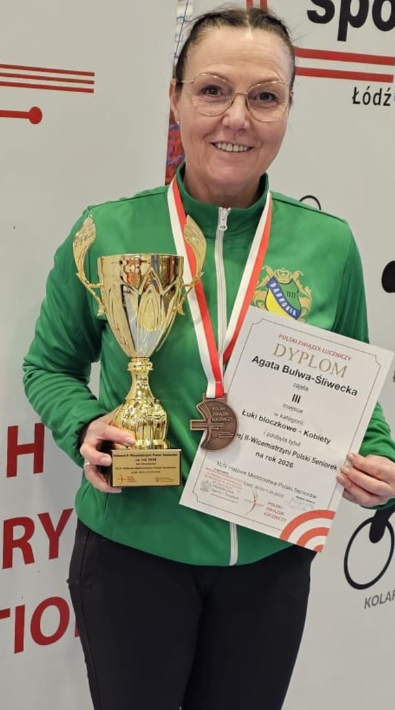 Policjantka  z brązowym medalem mistrzostw Polski